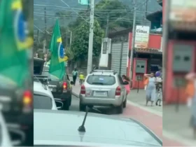 Motorista é preso após atropelar crianças em manifestação política no litoral paulista