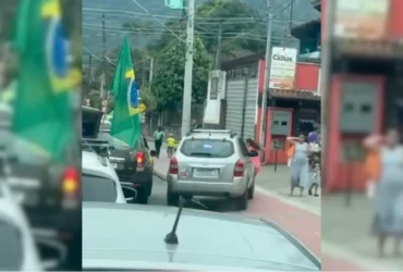 Motorista é preso após atropelar crianças em manifestação política no litoral paulista