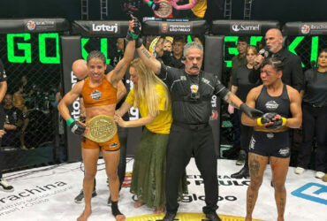 Nágila Goku supera desafio e fatura o cinturão do Fight do Milhão