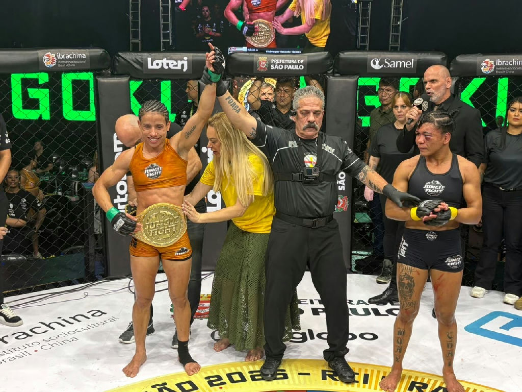Nágila Goku supera desafio e fatura o cinturão do Fight do Milhão